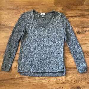 Marled grey sweater